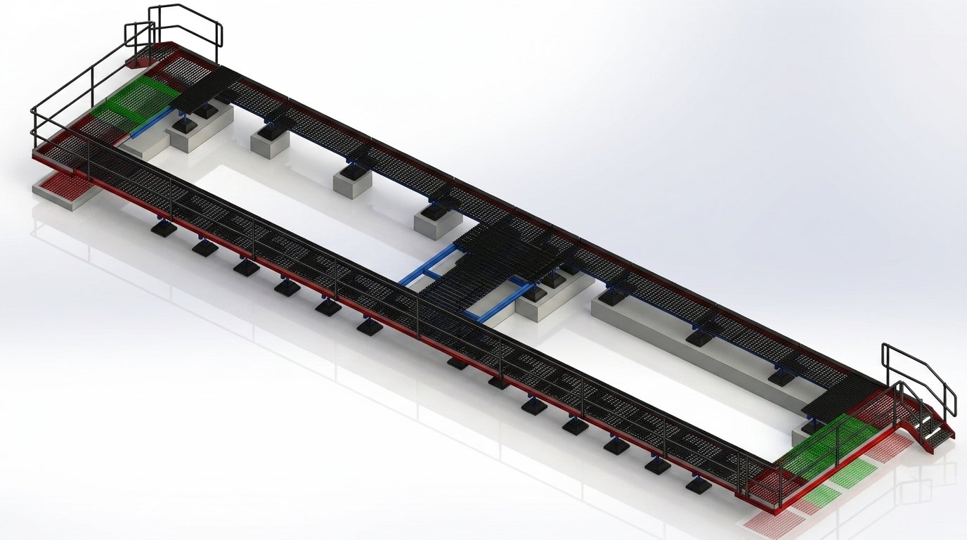 Industrial Walkway Platform