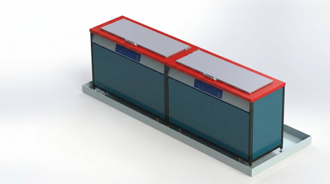 Two-Stage Wash and Rinse Unit